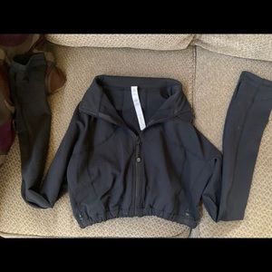 Lululemon Cropped Zip Up Jacket